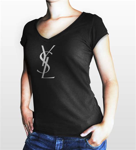 ysl leather shirt|ysl tee shirts women's.